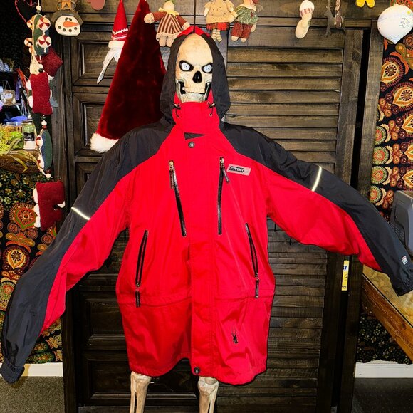 Vintage Mens Large Red Spyder Ski Jacket - Picture 1 of 7